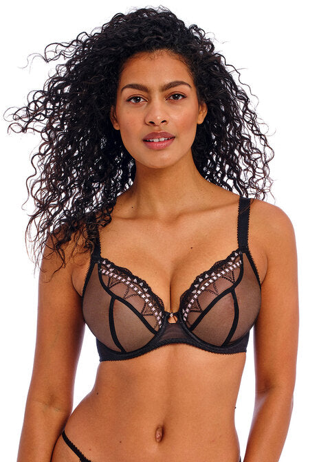 Loveland Boudoir Noir Plunge Bra