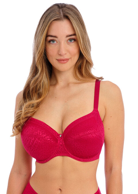 Envisage Raspberry Full Cup Side Support Bra