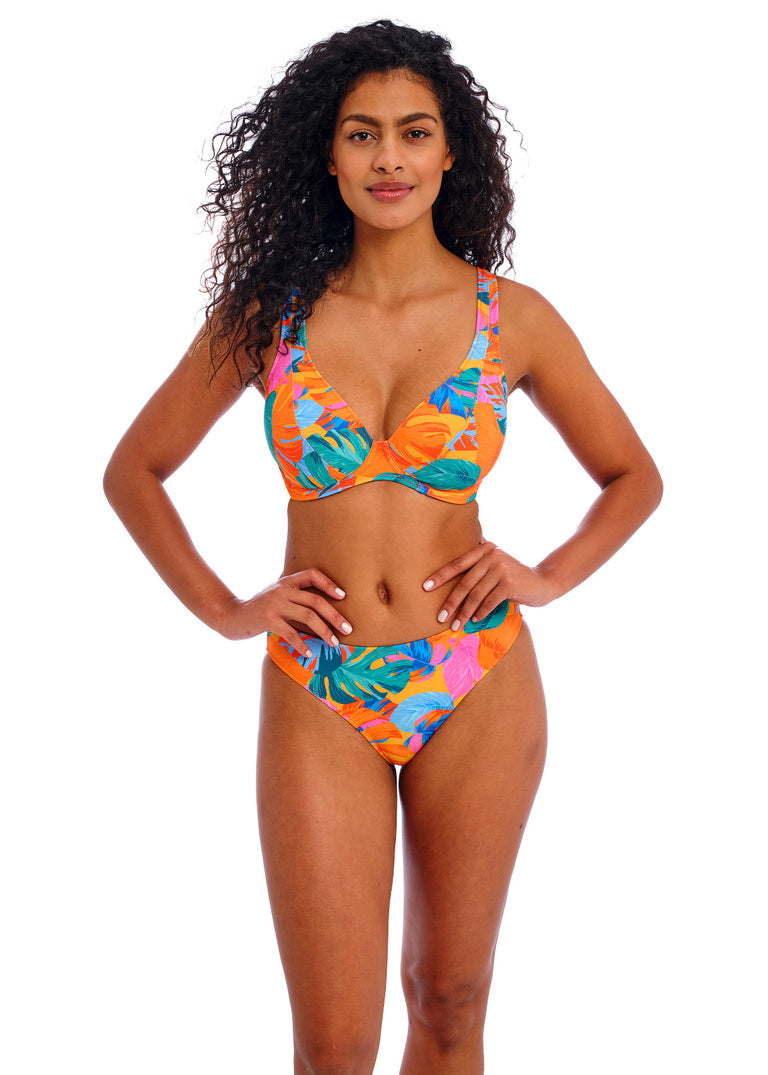 Aloha Coast Zest UW High Apex Bikini Top