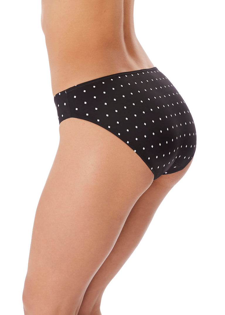 Jewel Cove Slip a Vita Midi Black Pois